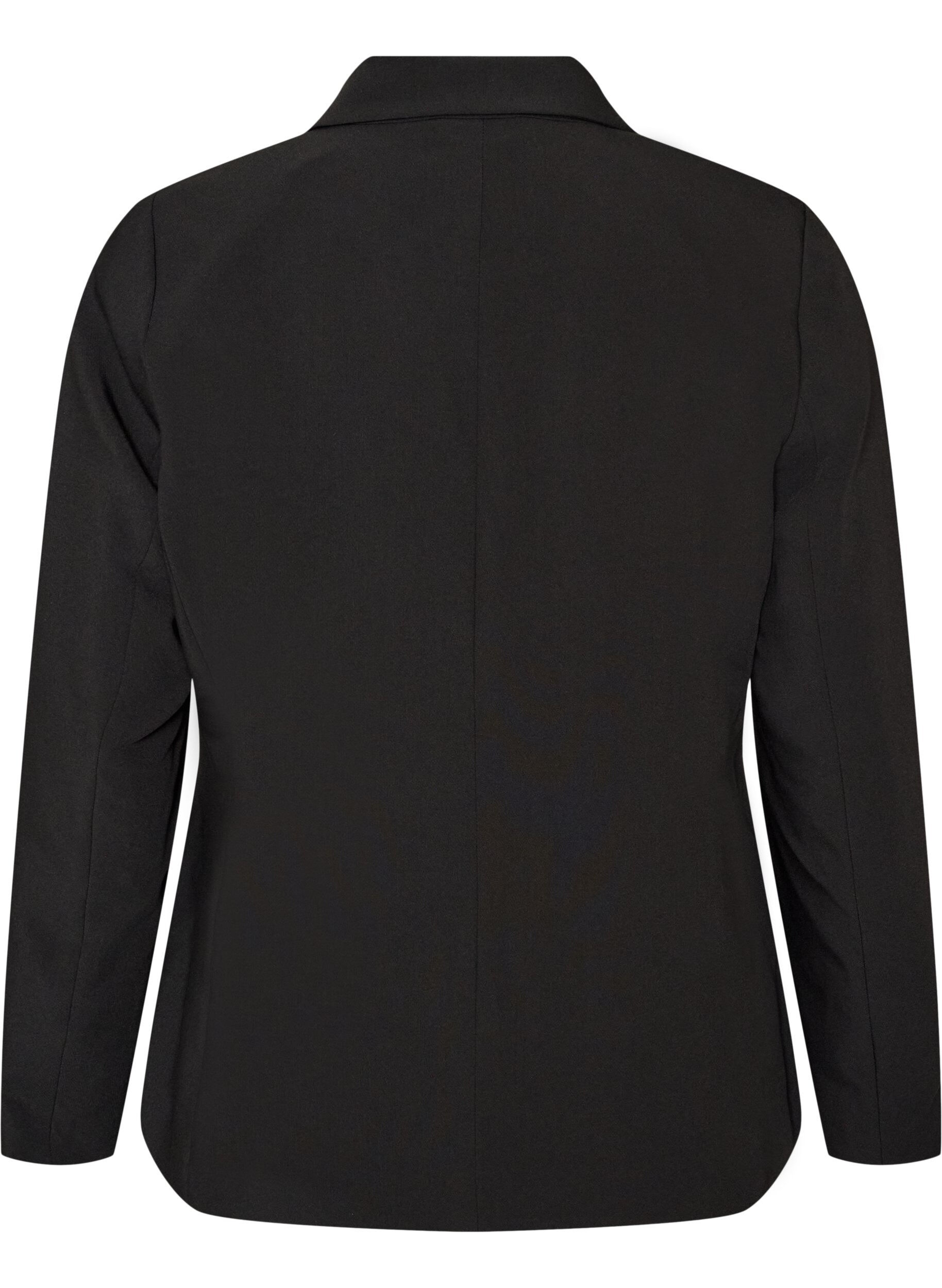 ZizziBlazer classique &agrave; fermeture &agrave; un bouton, Noir, Packshot image number 1