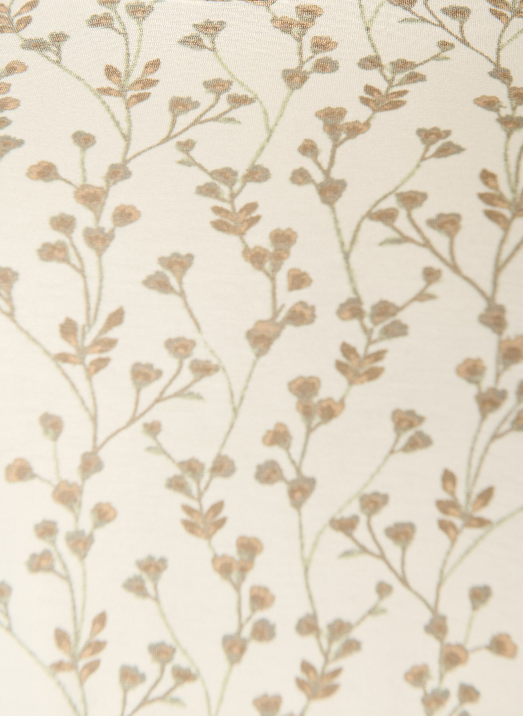 ZizziT-shirt avec imprim&eacute; floral, Vanille, Packshot image number 2