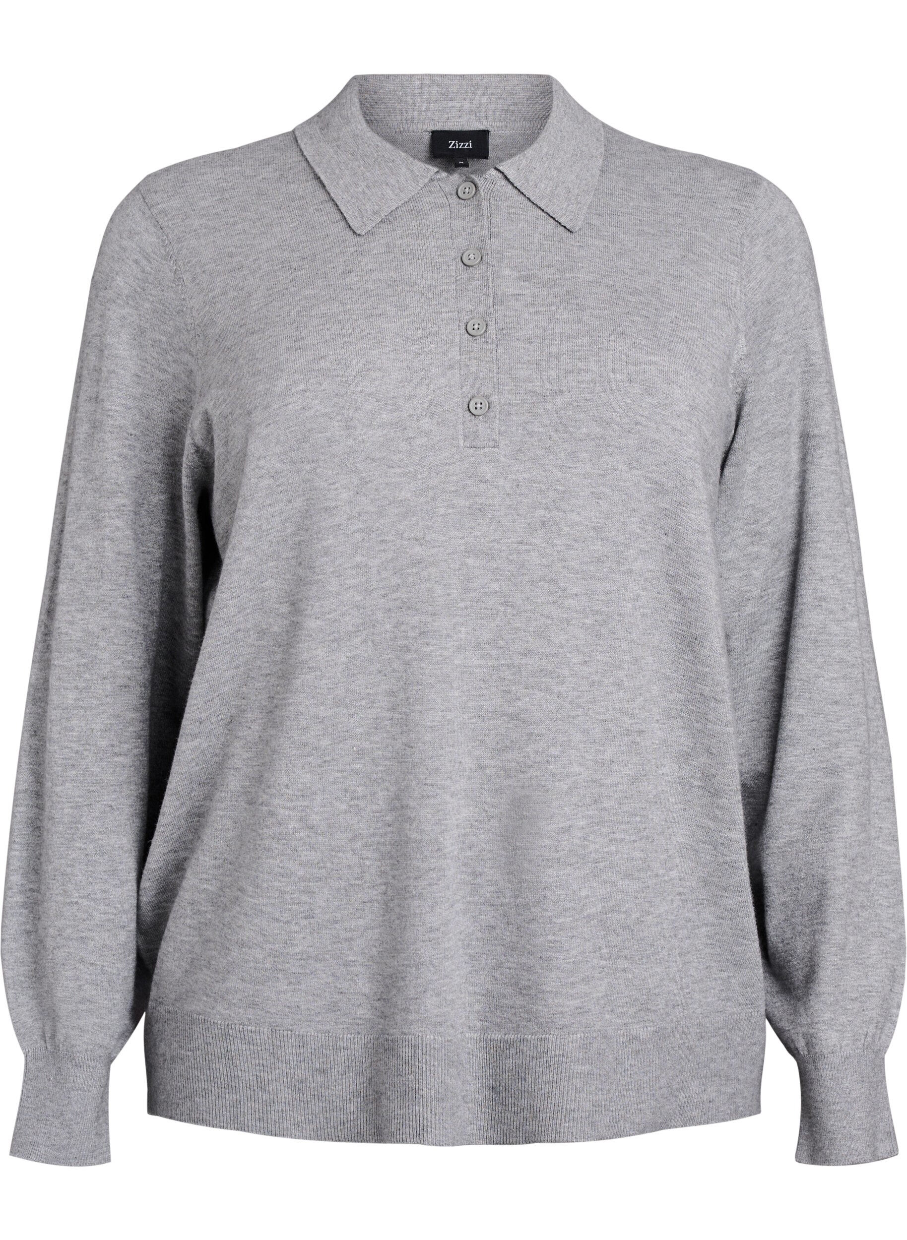 Chemisier en maille avec col