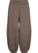 Pantalon ballon &agrave; taille haute et imprim&eacute; int&eacute;gral, Marron, Packshot image number 0