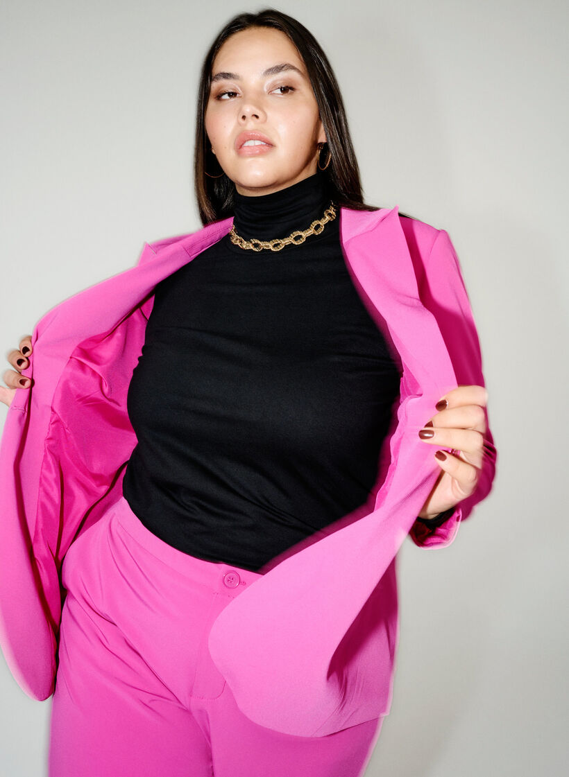 Blazer classique avec poches, Festival Fuchsia, Image image number 0