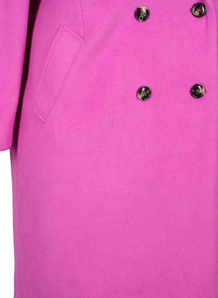 Manteau à double boutonnage, Purple Orchid, Packshot image number 3