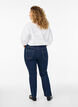Jean Vilma coupe slim &agrave; taille haute, Bleu, Model image number 1