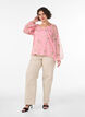 Chemisier en mousseline avec imprim&eacute; floral et manches longues, Rose, Model image number 1