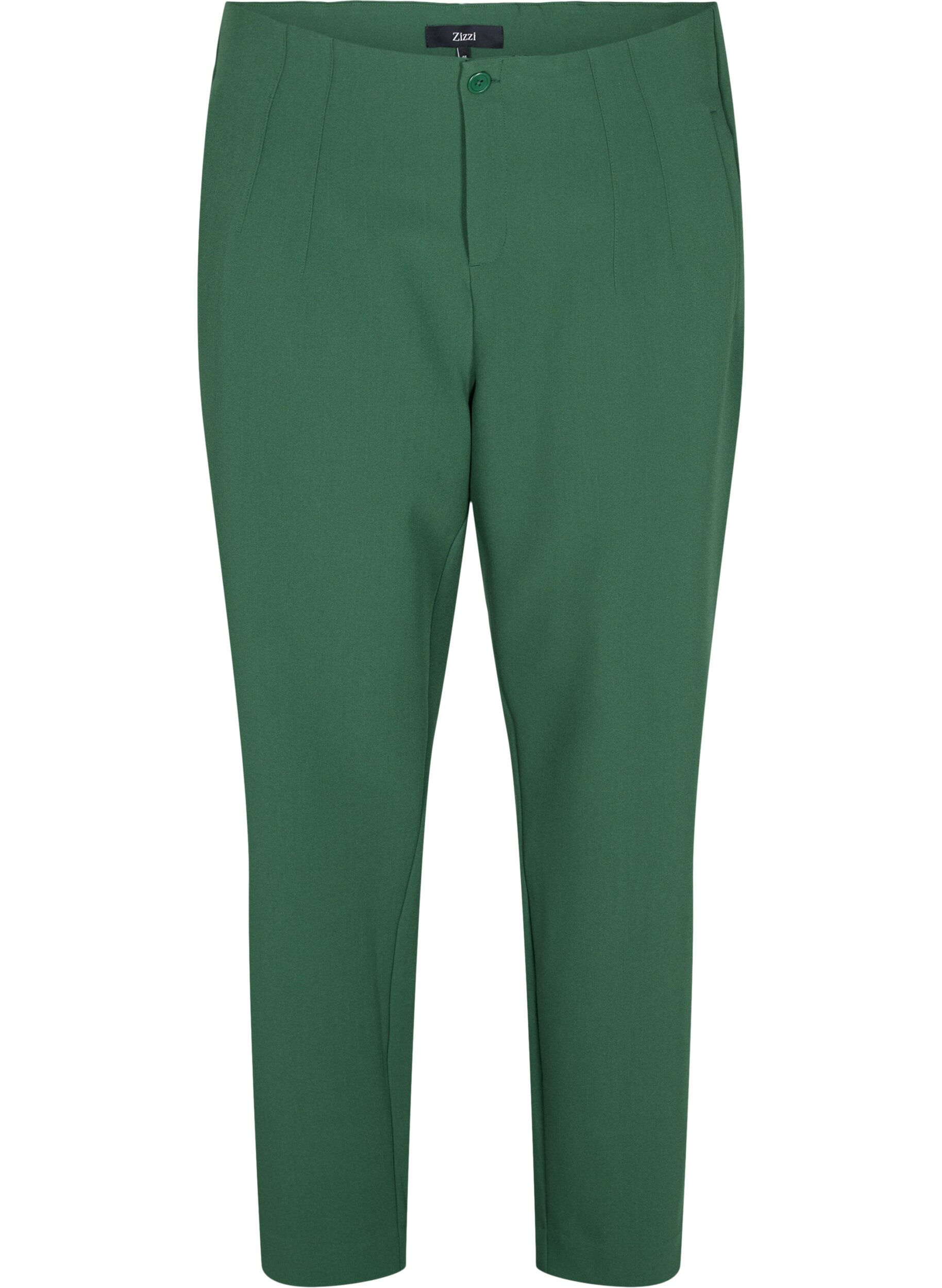 Zizzi Pantalon classique taille haute, Formal Garden, Packshot image number 0