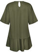 Robe courte ample avec ourlet &agrave; volants, Vert, Packshot image number 1