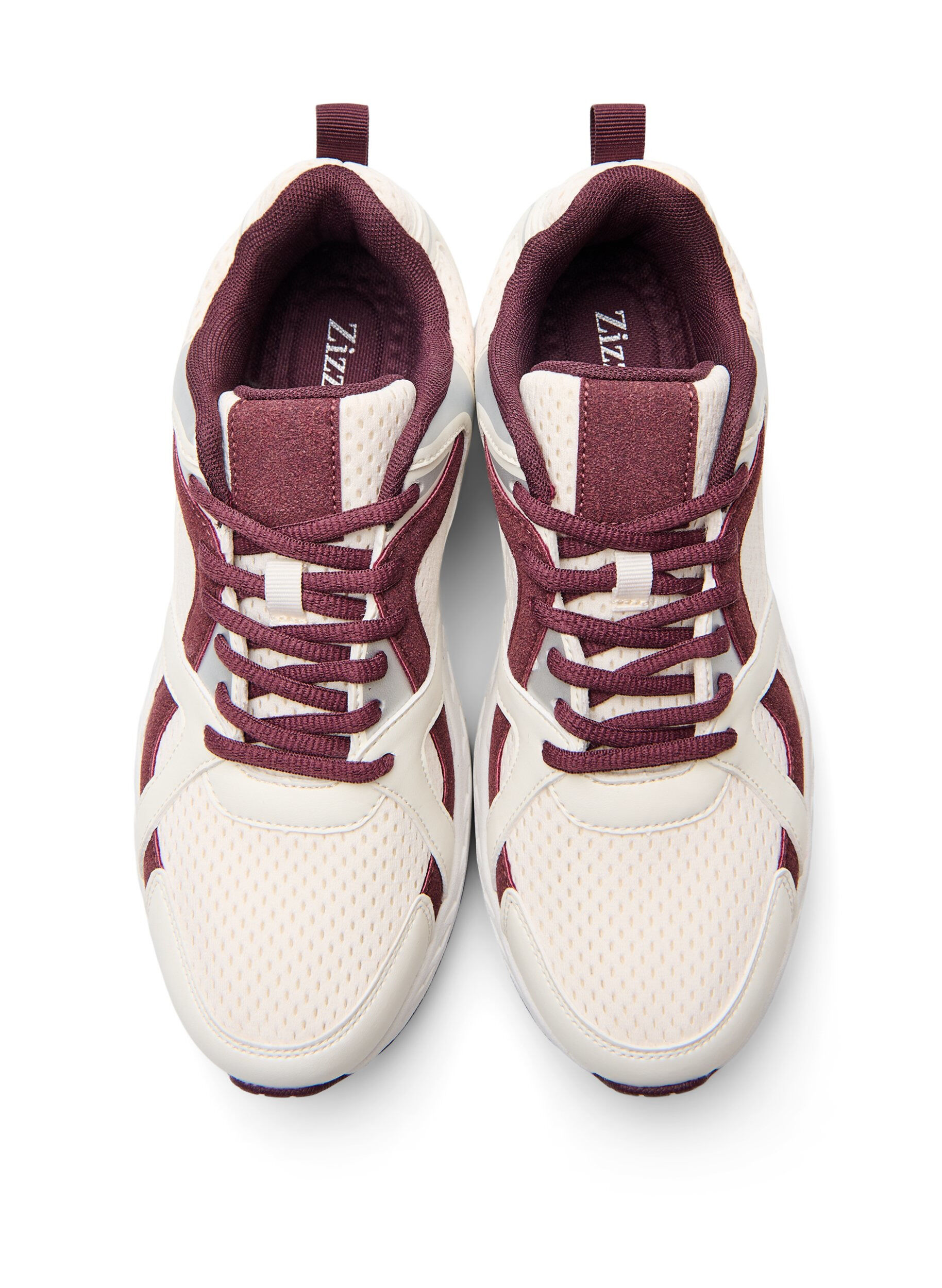Zizzi Baskets sportives en maille, Bordeaux, Packshot image number 2