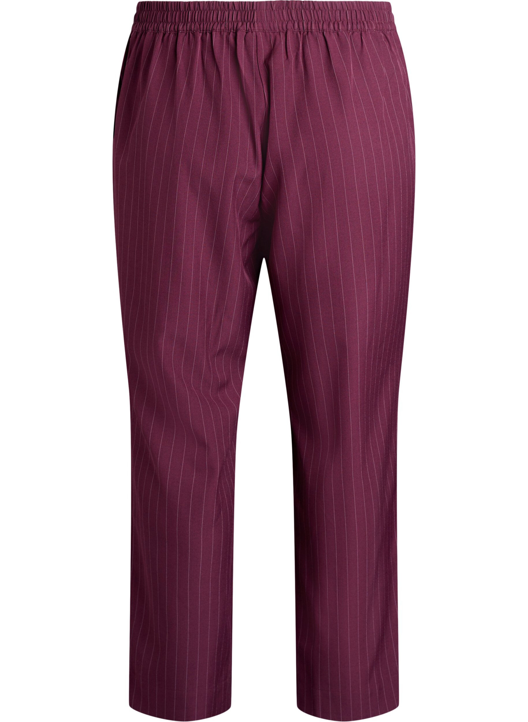 Zizzi FLASH - Pantalon ample avec poches, Bordeaux, Packshot image number 1