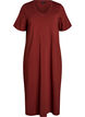 Robe T-shirt midi avec col en V, 0426, Packshot image number 0