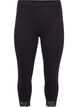 Leggings basiques 3/4 avec bordure en dentelle, Noir, Packshot image number 0