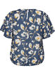 Blouse coupe ballon avec manches papillon, Bleu, Packshot image number 1