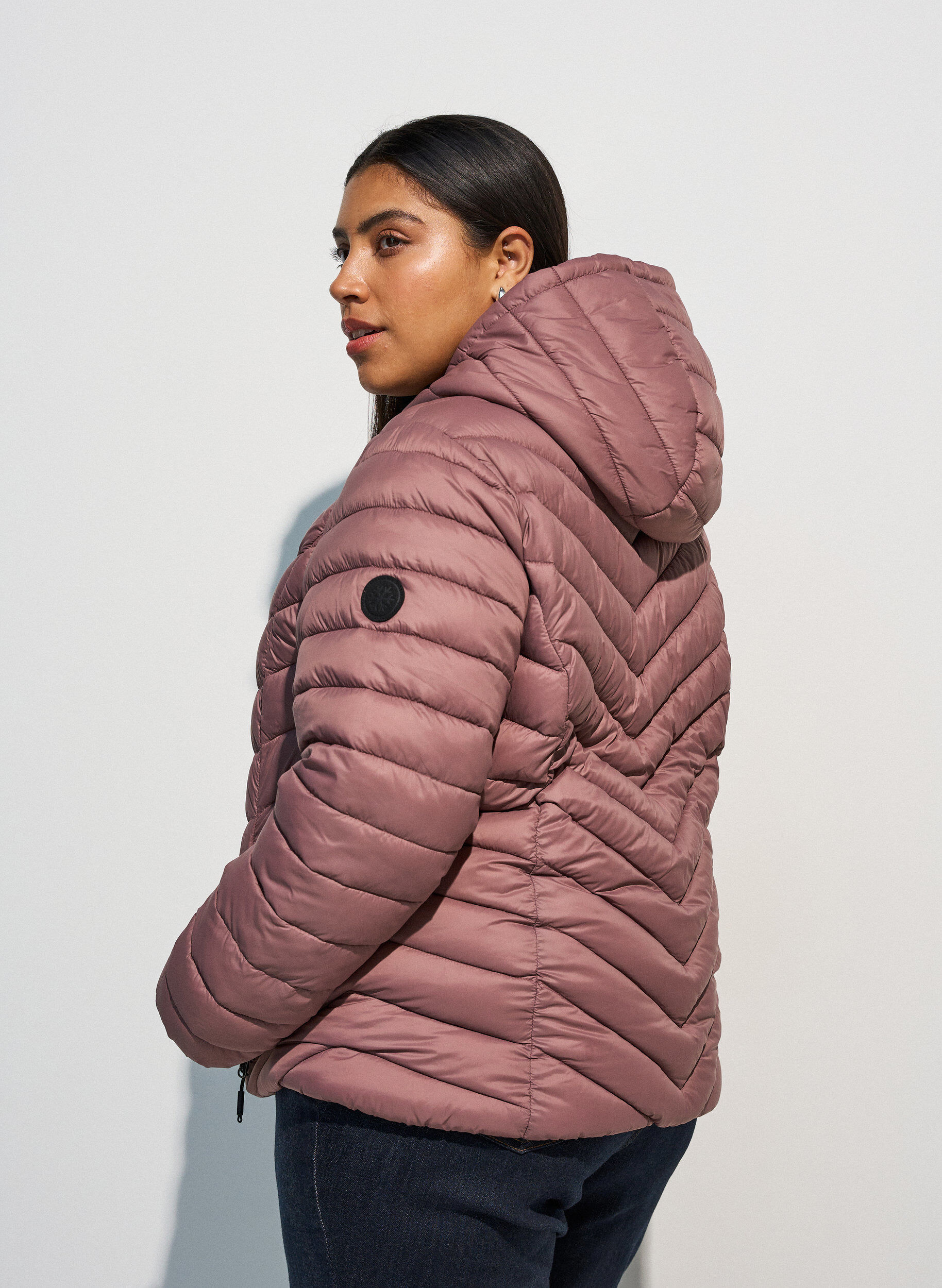 ZizziVeste l&eacute;g&egrave;re &agrave; capuche, Rose, Model image number 2