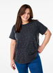 T-shirt en coton biologique avec une impression cool, Gris anthracite, Model image number 0
