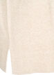 Gilet tricot&eacute; avec bords c&ocirc;tel&eacute;s, Beige, Packshot image number 3
