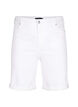  Shorts en jean moulants à taille haute, Bright White, Packshot image number 0