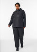Veste de ski avec capuche et poches zipp&eacute;es, Noir, Model image number 1