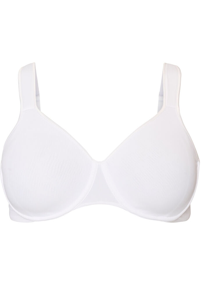Soutien-gorge minimiseur avec bretelles rembourr&eacute;es, Blanc, Packshot