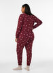 Bas de pyjama imprim&eacute;, Bordeaux, Model image number 1
