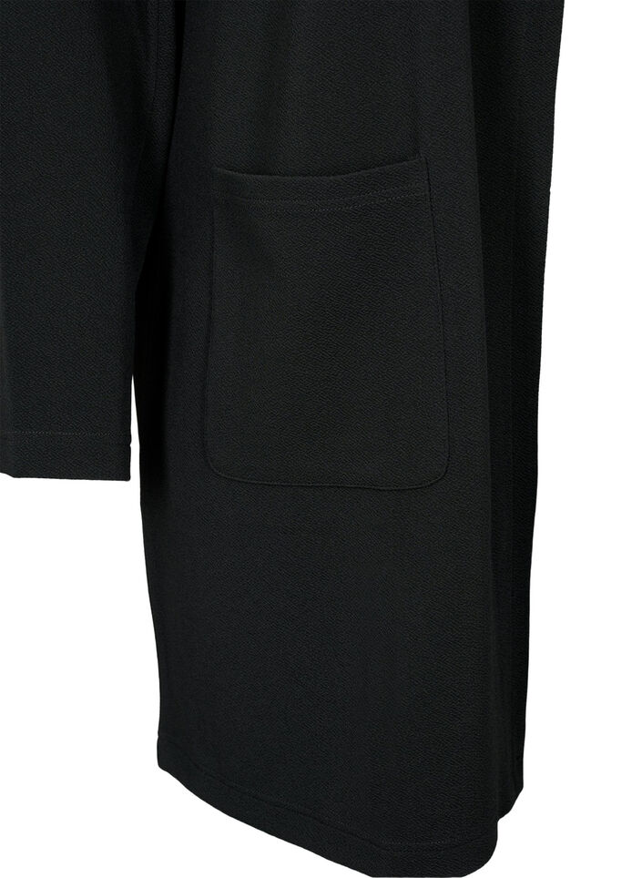Blazer long avec des poches, Noir, Packshot image number 3