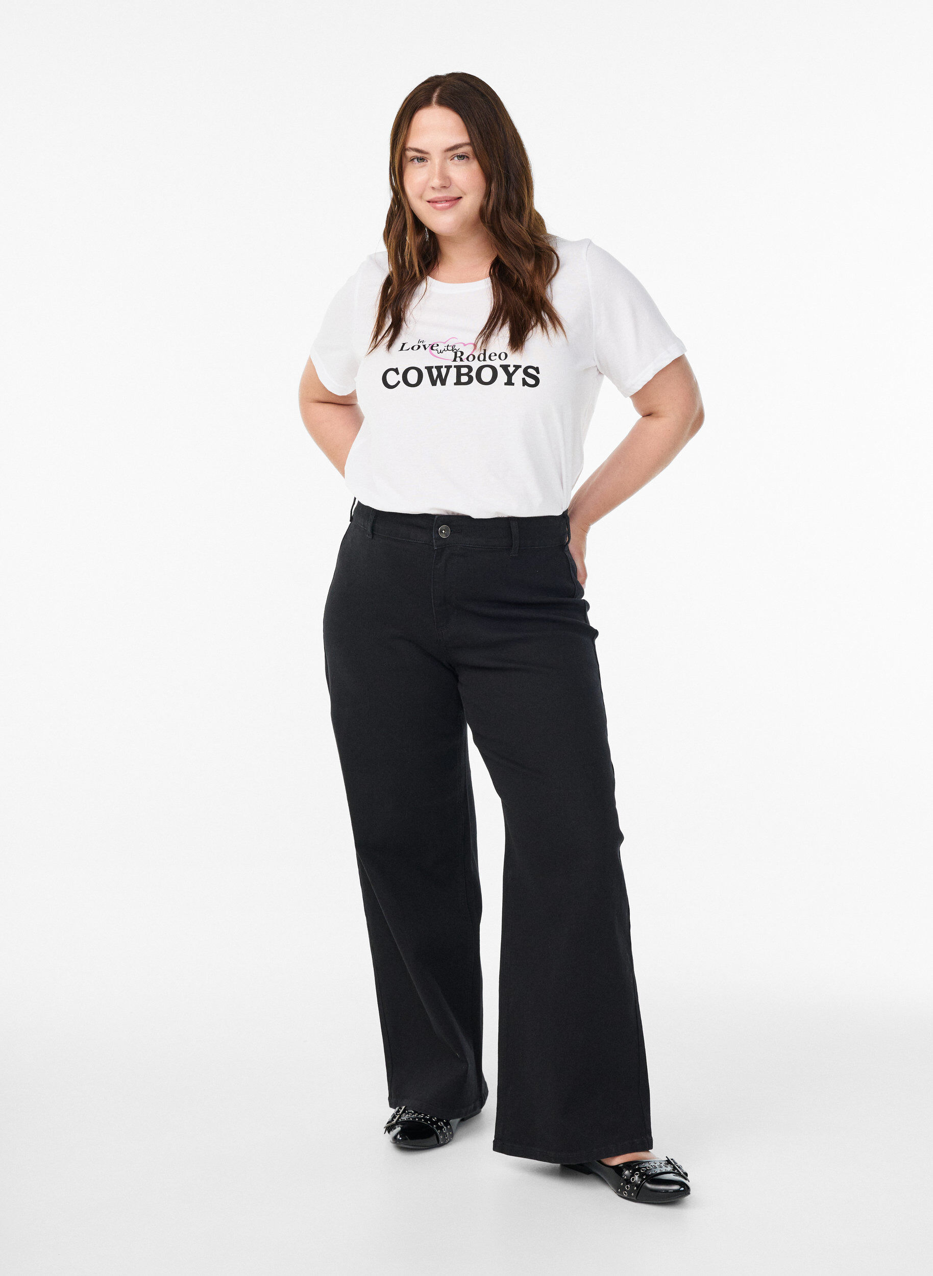 ZizziT-shirt imprim&eacute;, Blanc, Model image number 1