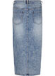 Jupe maxi en denim avec fente avant, Bleu Clair, Packshot image number 1