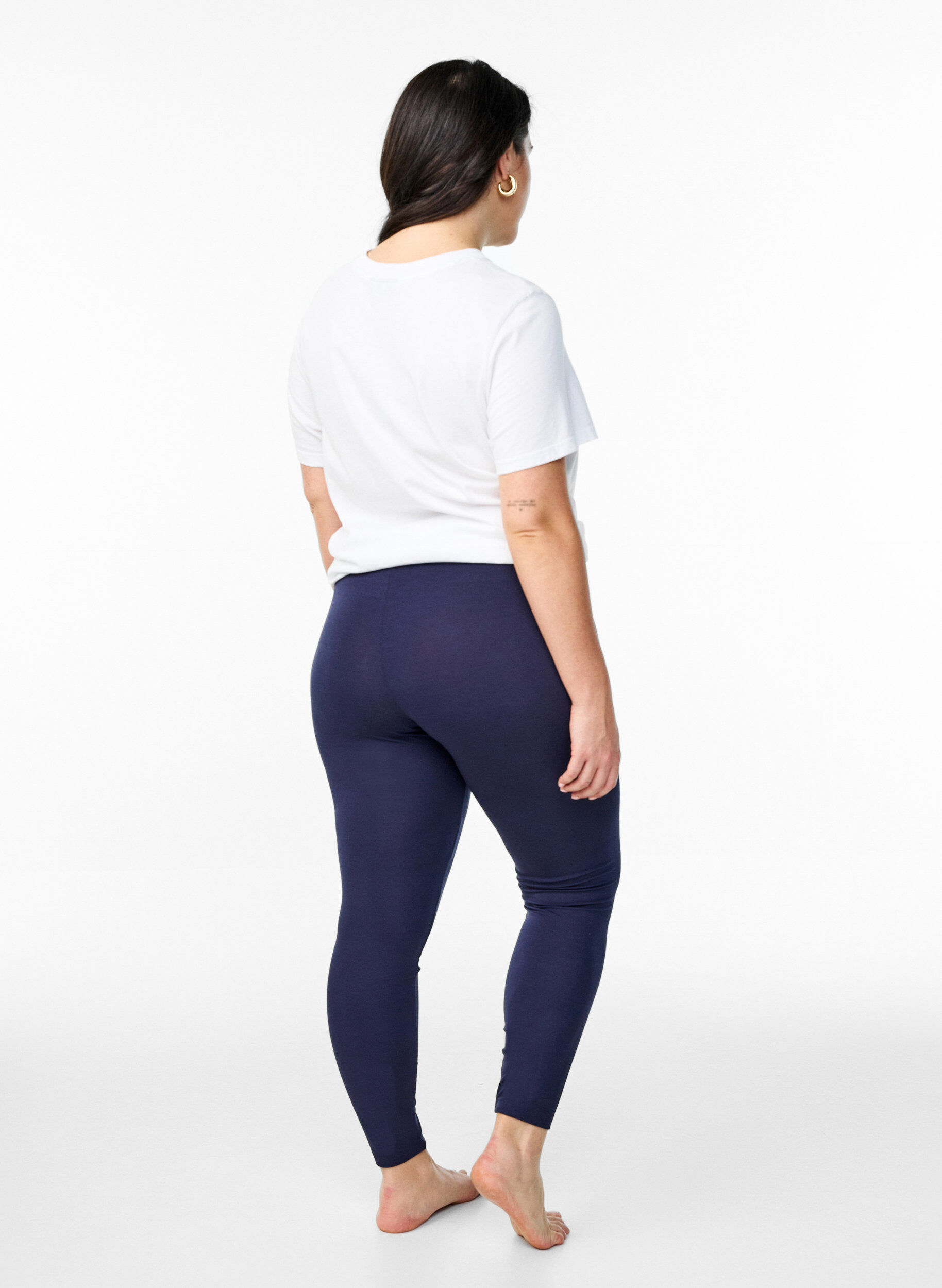 ZizziLeggings basiques en viscose, Bleu, Model image number 2