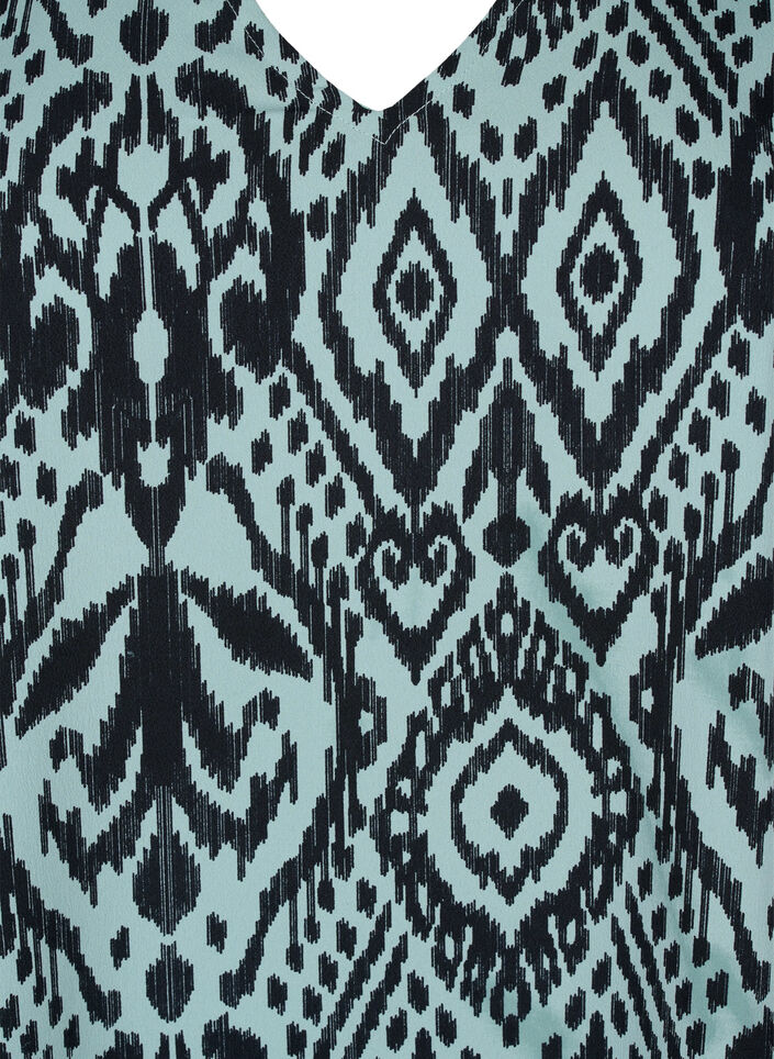 FLASH - Tunique avec coupe en V et imprimé, Green Bay Ethnic, Packshot image number 2