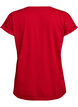T-shirt à manches courtes en coton mélangé, Rouge, Packshot image number 1