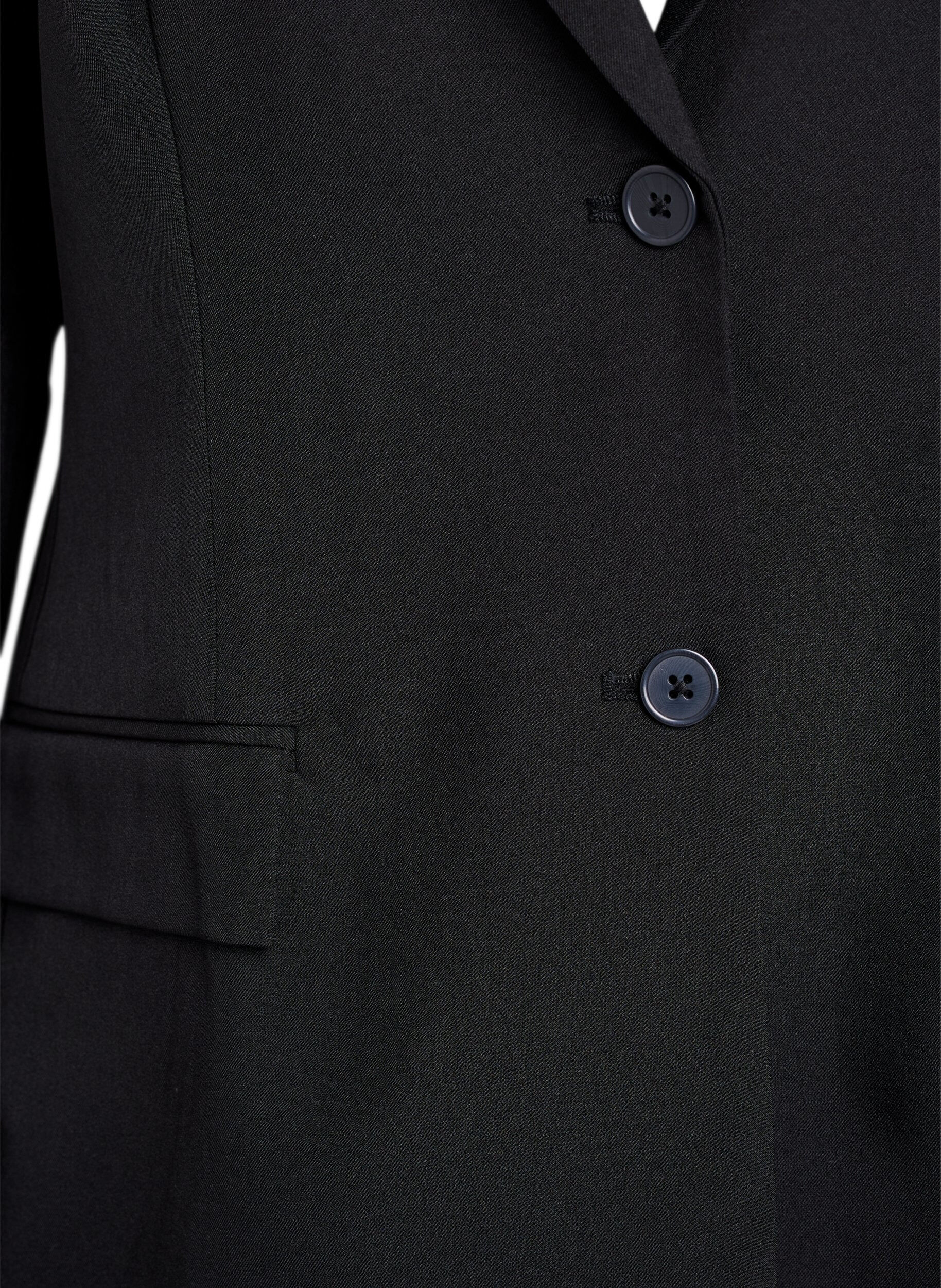 ZizziBlazer avec poches et fentes, Noir, Packshot image number 2