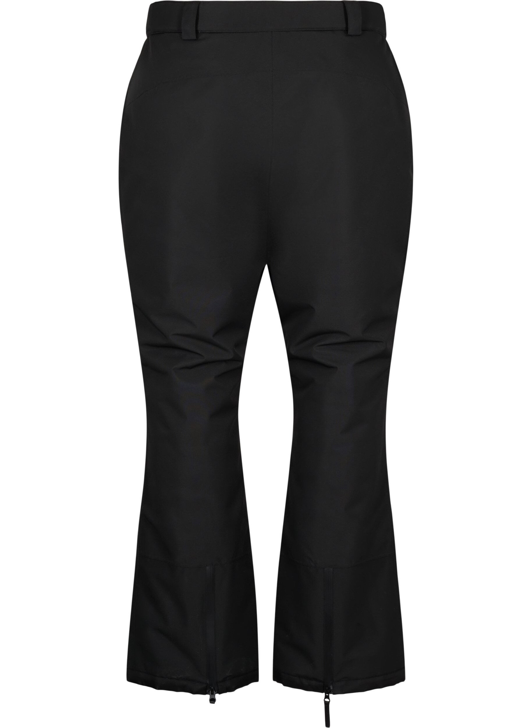 Zizzi Pantalon de ski avec poches et taille ajustable, Noir, Packshot image number 1