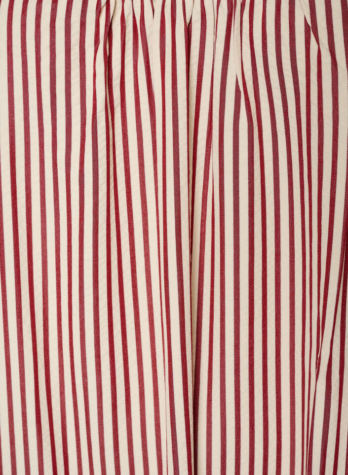 Robe d'&eacute;t&eacute; &agrave; rayures et &agrave; forme en A, Bordeaux, Packshot image number 2