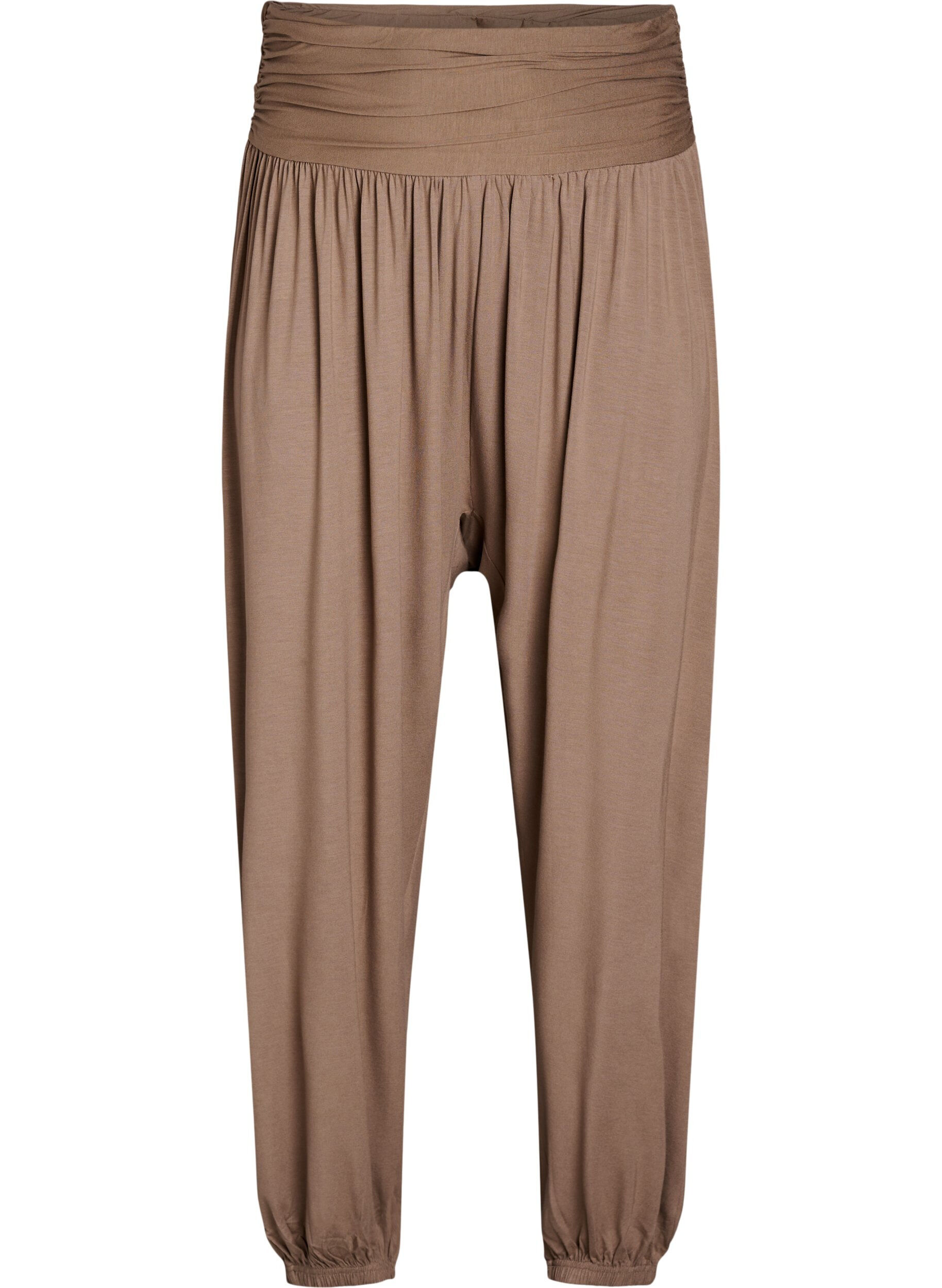 ZizziPantalon sarouel ample, Marron, Packshot image number 0
