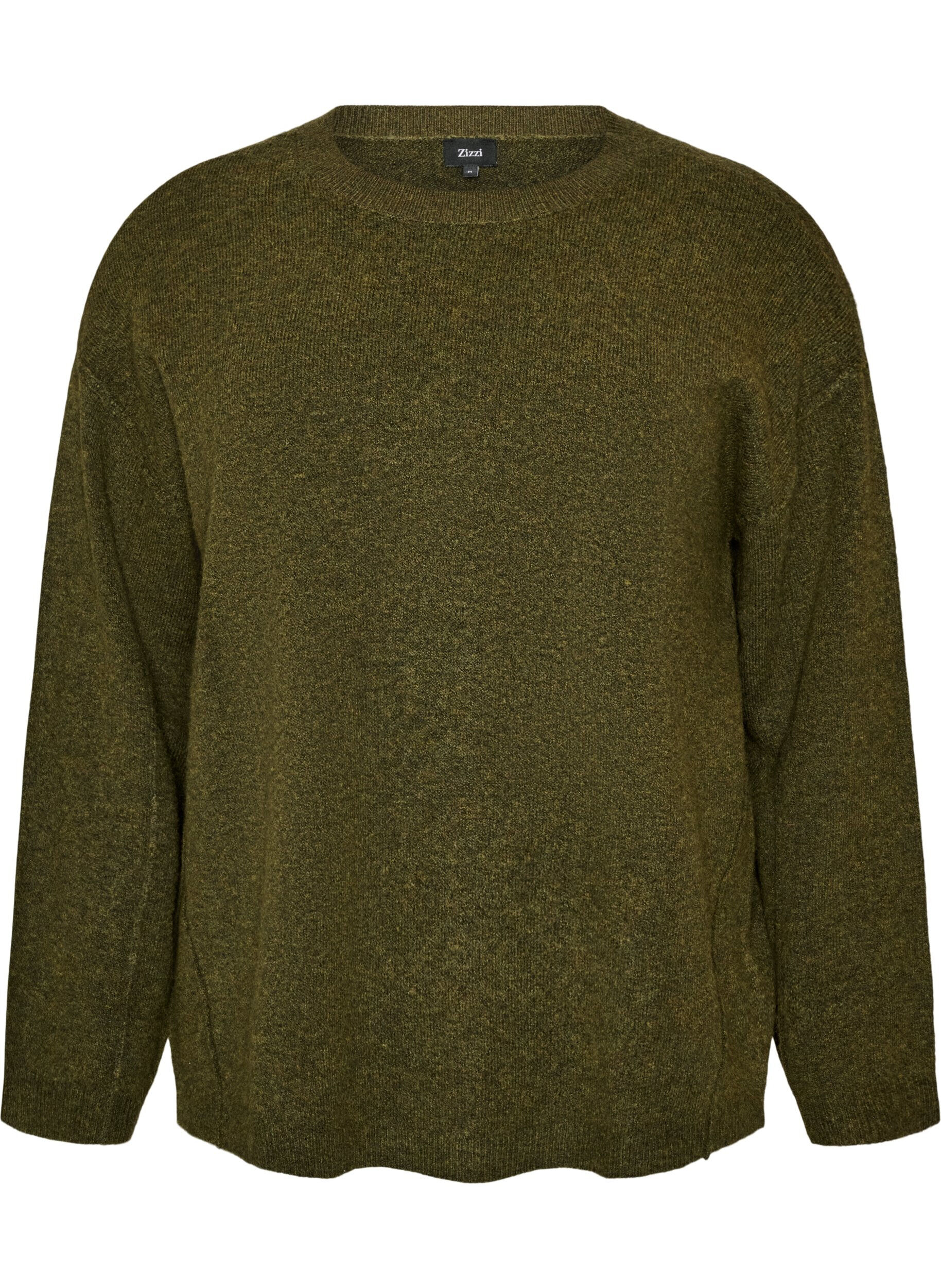 Pull ample en maille avec coutures apparentes