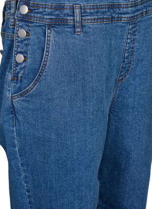 Salopette en jean, Blue Denim, Packshot image number 3