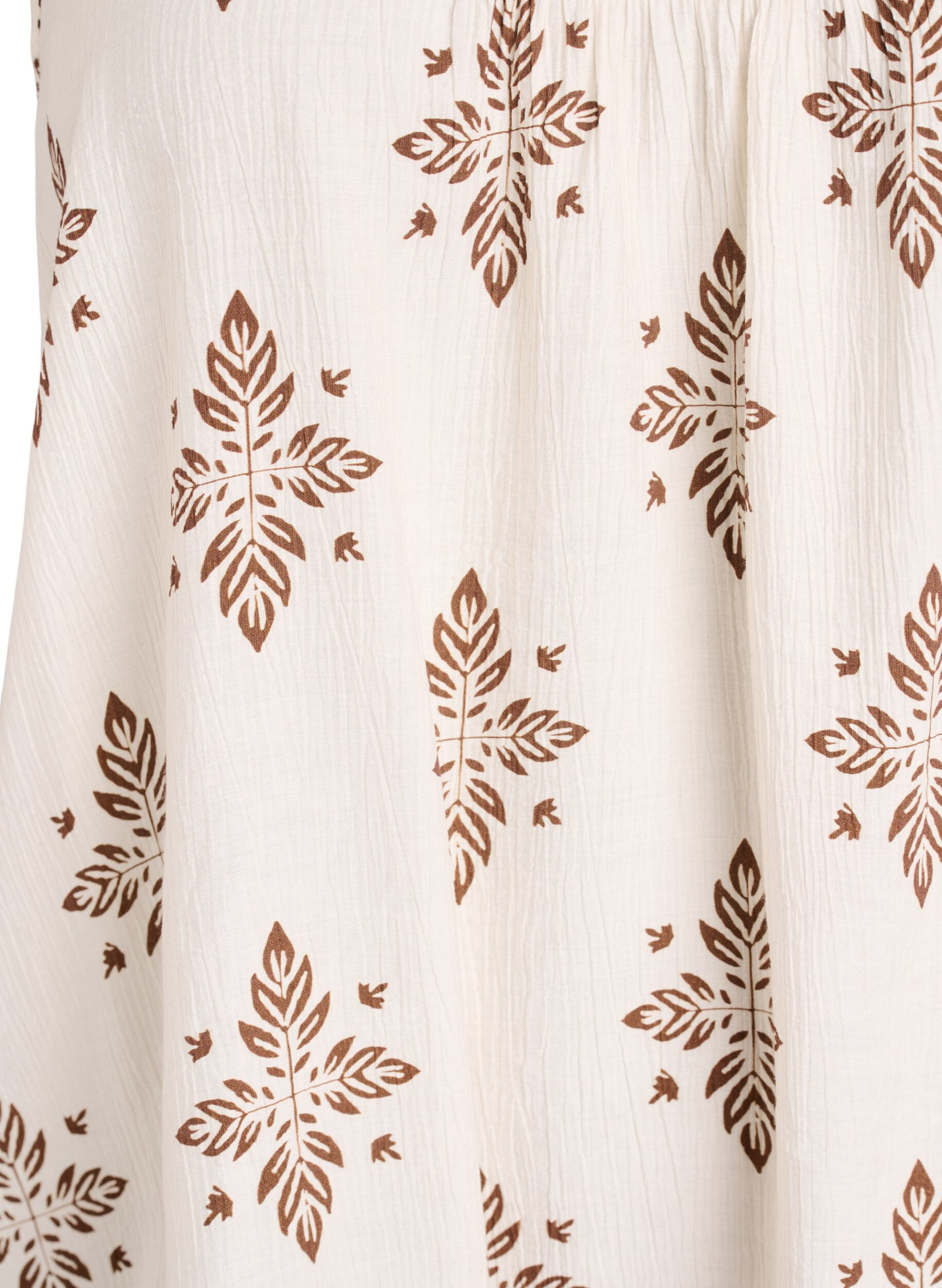 ZizziHaut &agrave; motifs avec bretelles &agrave; nouer, Vanille, Packshot image number 2