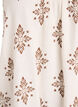 Haut &agrave; motifs avec bretelles &agrave; nouer, Vanille, Packshot image number 2