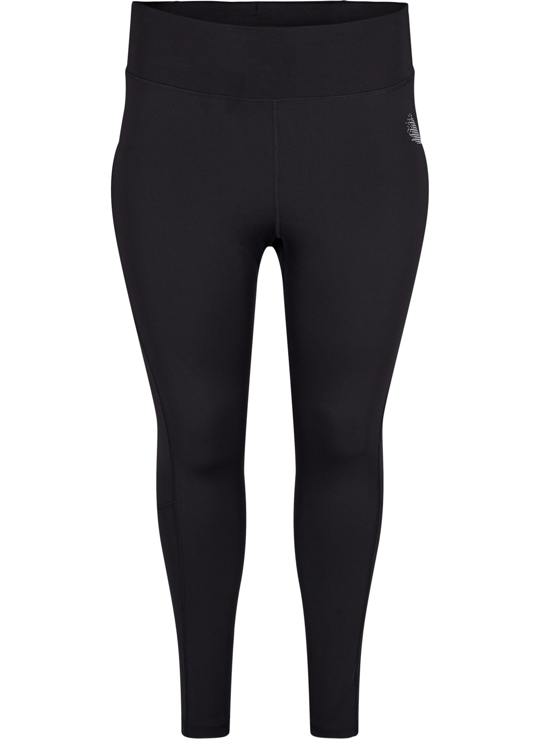 Zizzi CORE, POCKET TIGHTS - Legging de sport avec poche, Black, Packshot image number 0
