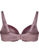 Soutien-gorge moulé avec dentelle et coupes lisses, Rose, Packshot image number 1