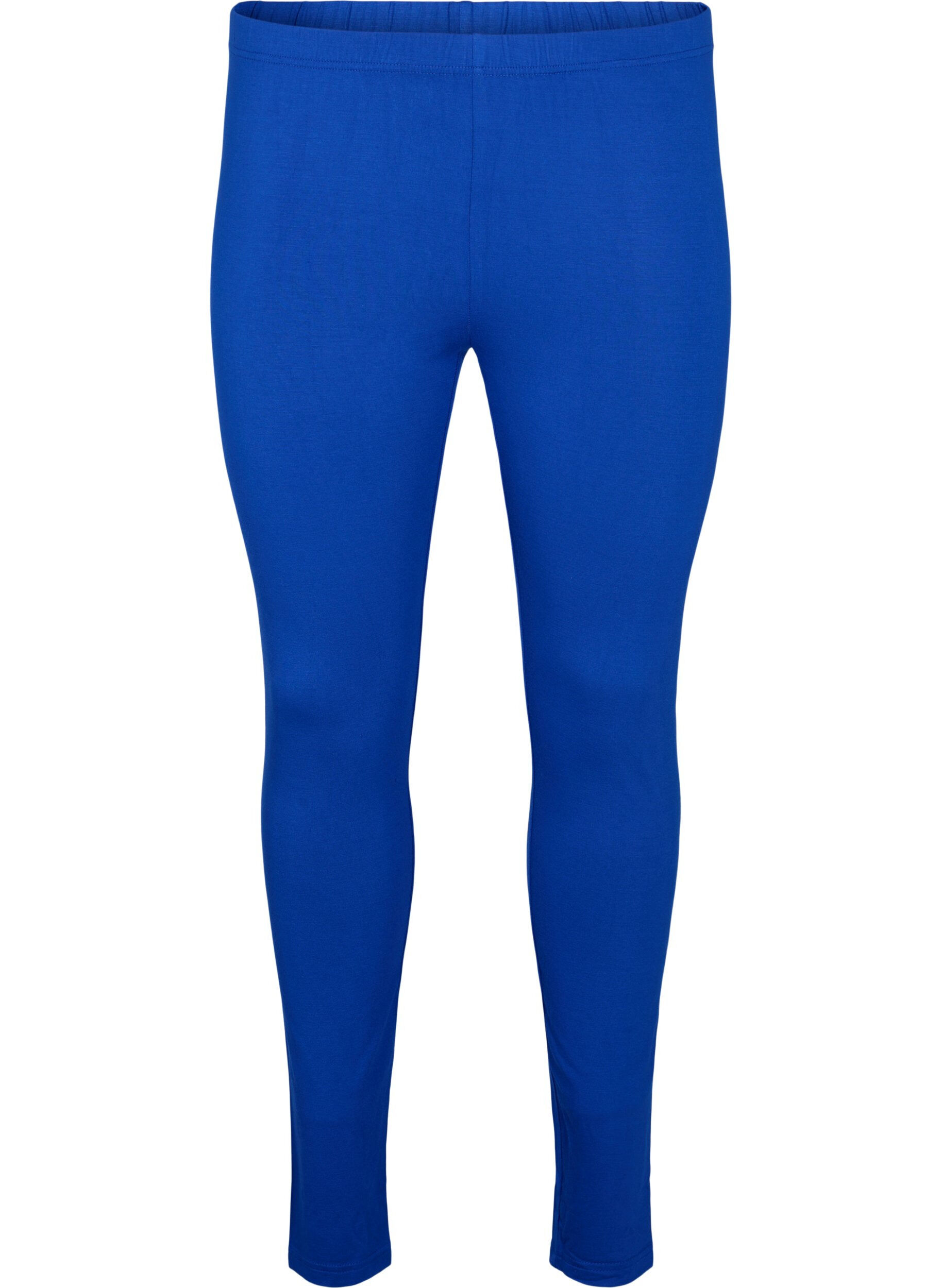Zizzi Leggings basiques en viscose, Bleu, Packshot image number 0