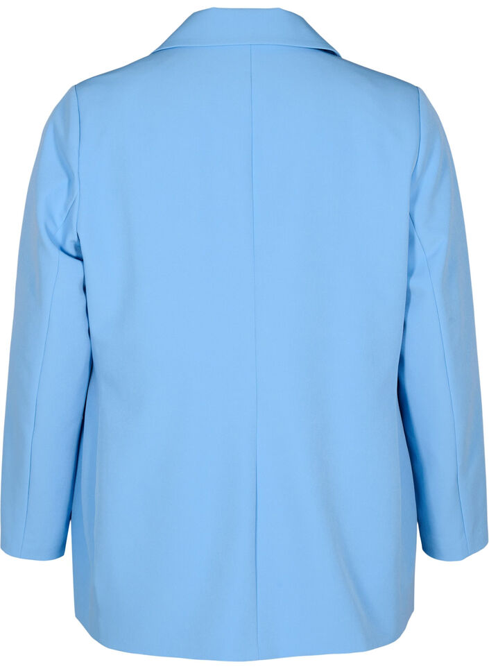 Blazer classique avec fermeture boutonn&eacute;e, Bleu Clair, Packshot image number 1