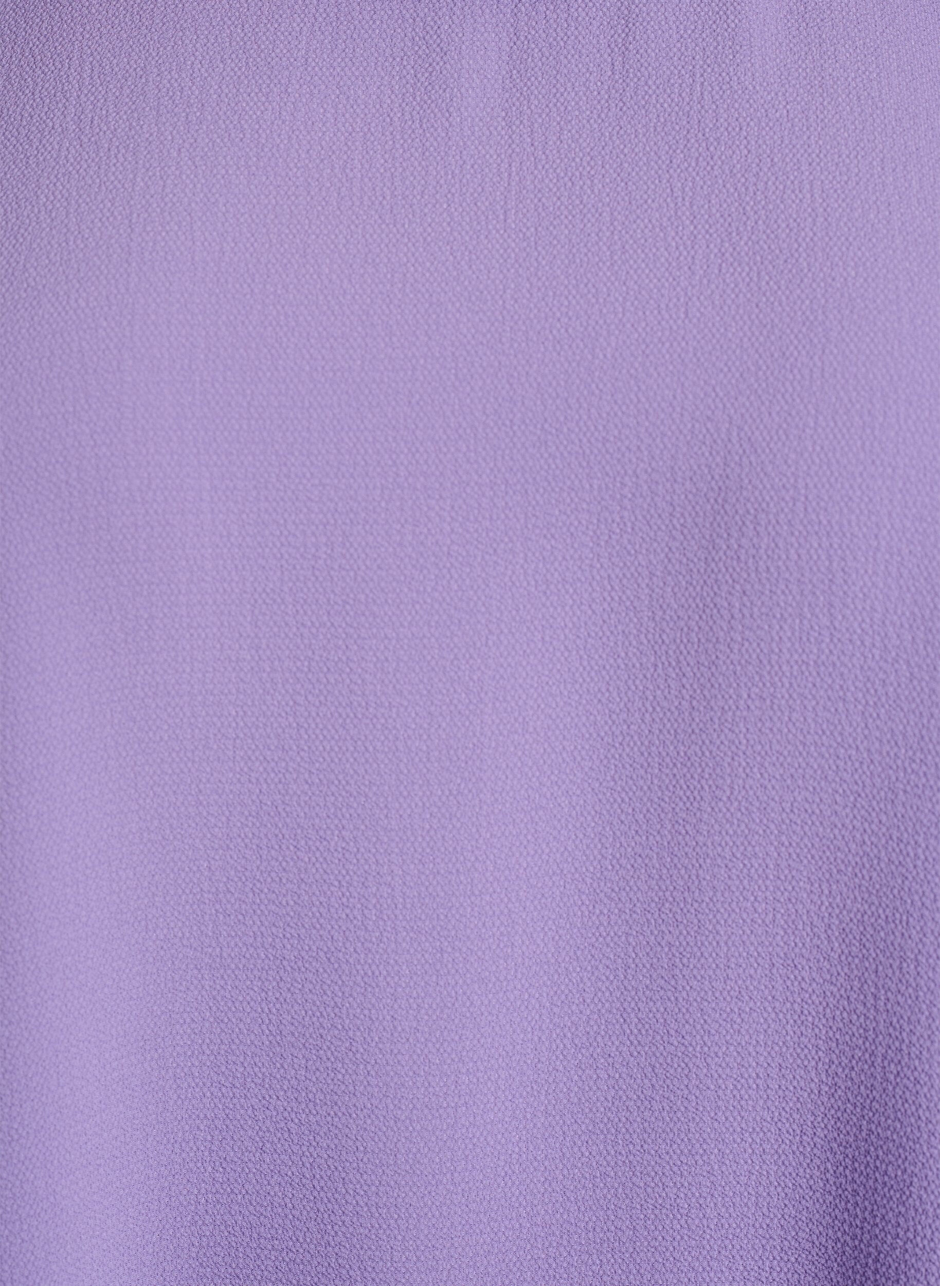 Zizzi Blouse &agrave; manches courtes et encolure ronde, Mauve, Packshot image number 2