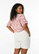 Short avec poches et ceinture &eacute;lastique, Vanille, Model image number 1