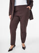 Pantalon avec poches et jambes droites, Marron, Model image number 2
