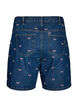 Short en jean brod&eacute;, Bleu, Packshot image number 1