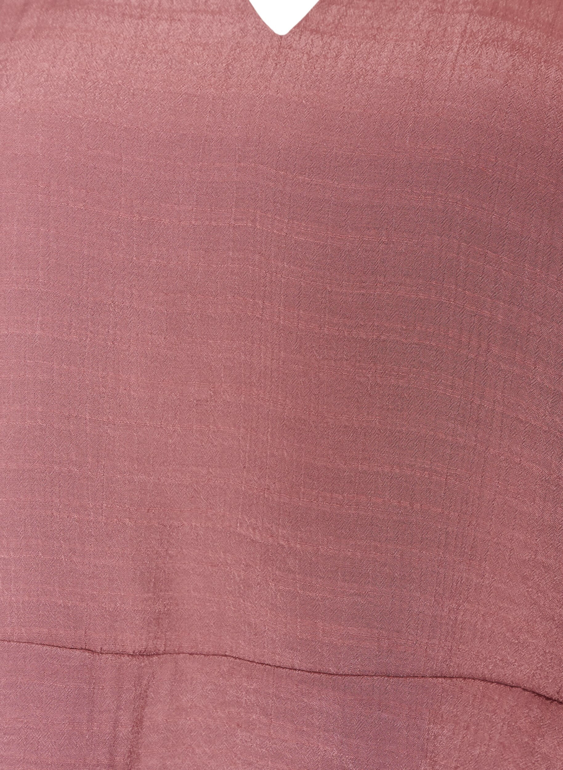 ZizziRobe coupe &eacute;vas&eacute;e avec volants &eacute;tag&eacute;s, Rose, Packshot image number 2
