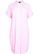 Robe chemise longue avec manches courtes, Rose, Packshot image number 0