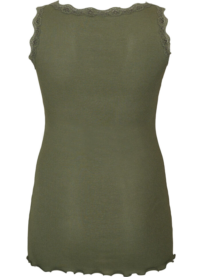 Haut &agrave; dentelle, Vert, Packshot image number 1