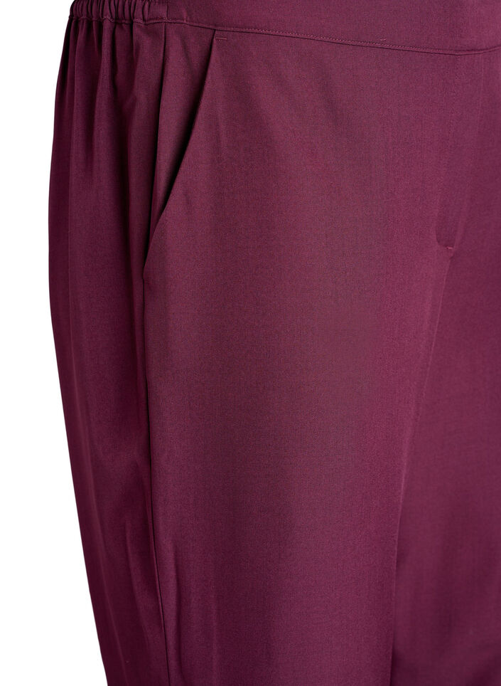 FLASH - Pantalon ample avec poches, Bordeaux fonc&eacute;, Packshot image number 2