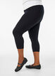 Leggings basiques longueur 3/4 en viscose, Noir, Model image number 3