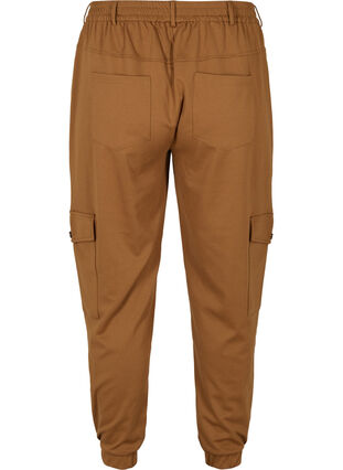 Pantalon ample avec bord élastique et poches, Rubber, Packshot image number 1